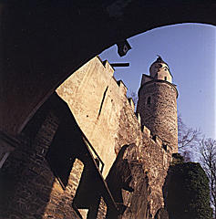 Burg Stein, im Innenhof
