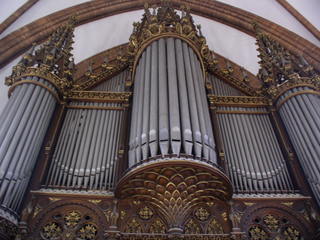 Orgel der Kirche