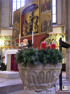 Adventskranz der Petrikirche Chemnitz
