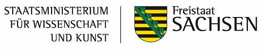 Logo: Staatsministerium für Wissenschaft und Kunst, Freistaat Sachsen