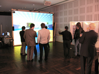 Besucher an unserem Stand