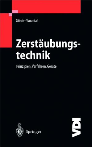 Buch: Zerstubungstechnik: Prinzipien, Verfahren, Gerte