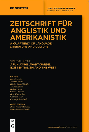 Cover of the book Arun Joshi: Avant-Garde, Existentialism and the West
