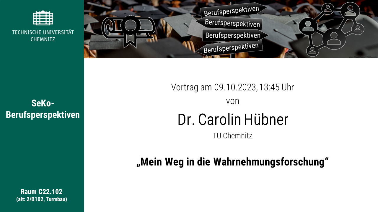 Aushang Vortrag Caroline Hübner