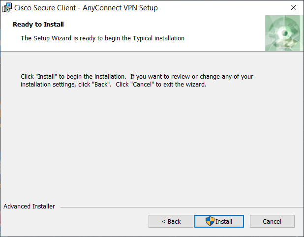 Installationsaufforderung