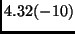 $4.32(-10)$