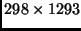 $298\times1293$