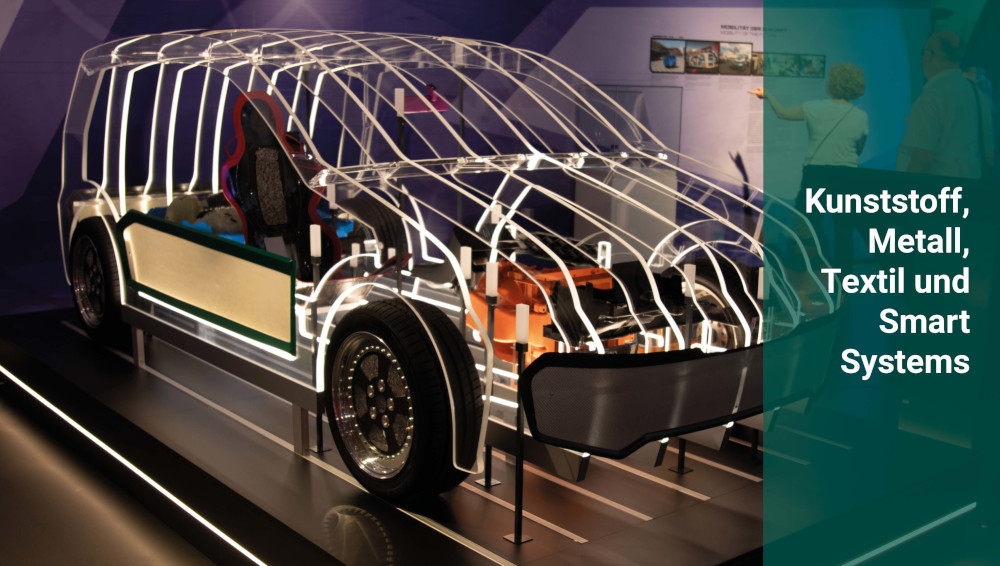 Plastic, metals, textiles and smart systems