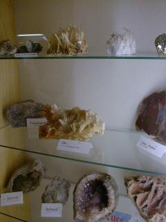 Mineralienausstellung im Museum Geyer