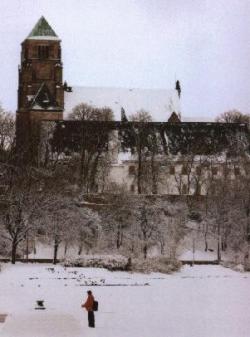 Der Schloßberg im Winter