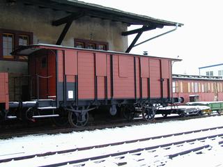 Ein Gterwagen der Windbergbahn