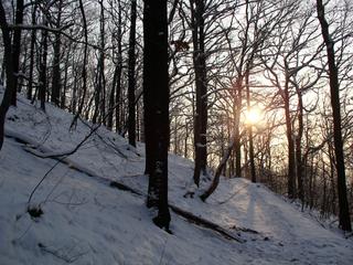 Steile Wanderwege fhren auf den Berg