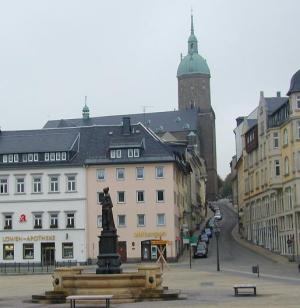Annaberg: Marktplatz und Annenkirche