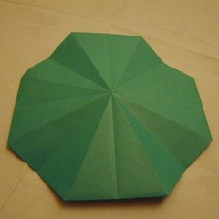 gefalztes Papier