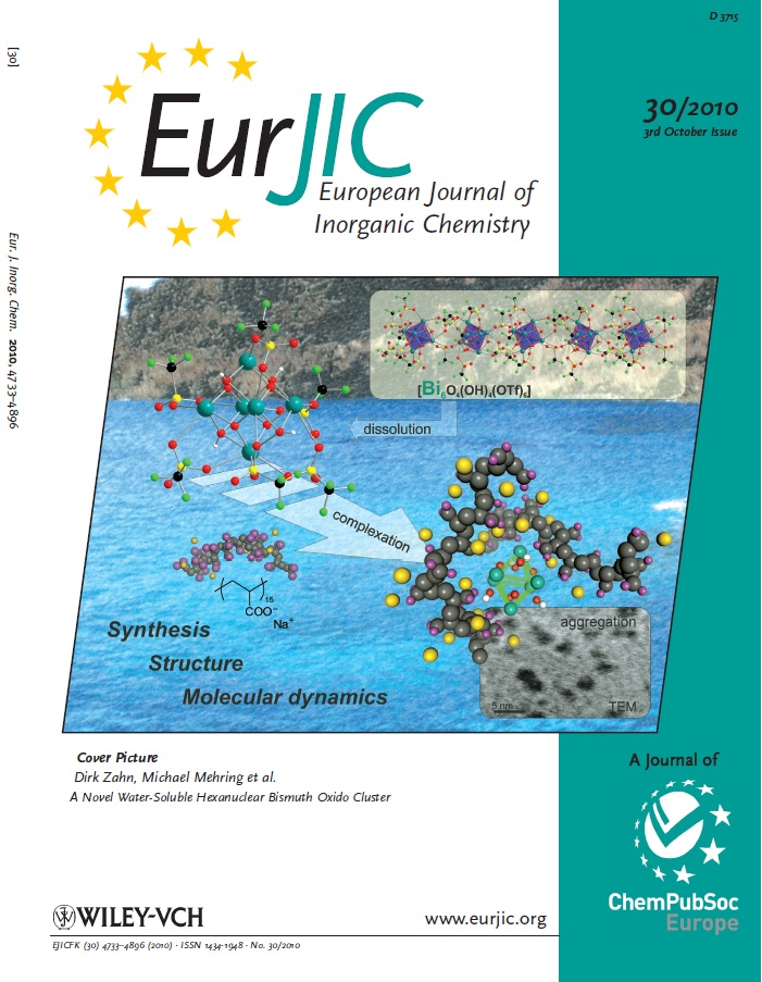 Cover: Water-Soluble Bismuth-Oxo Cluster