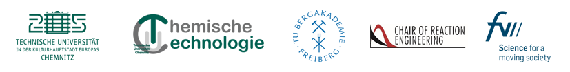 Logos of Chemnitz University of Technology and Technical University Bergakademie Freiberg