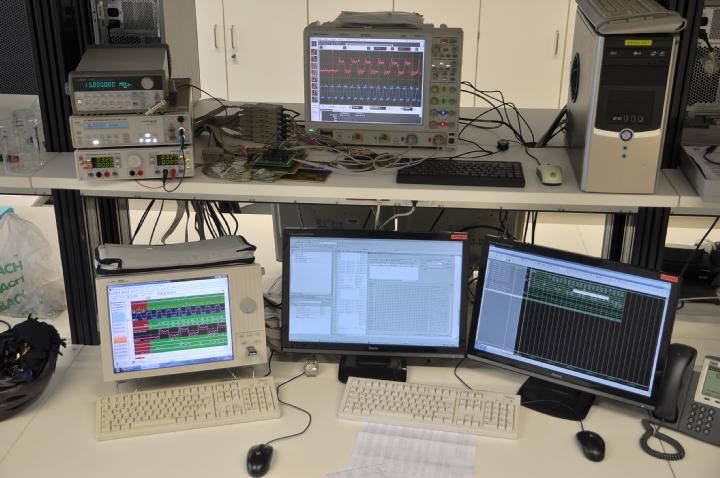 Logic-Analyzer-Messplatz