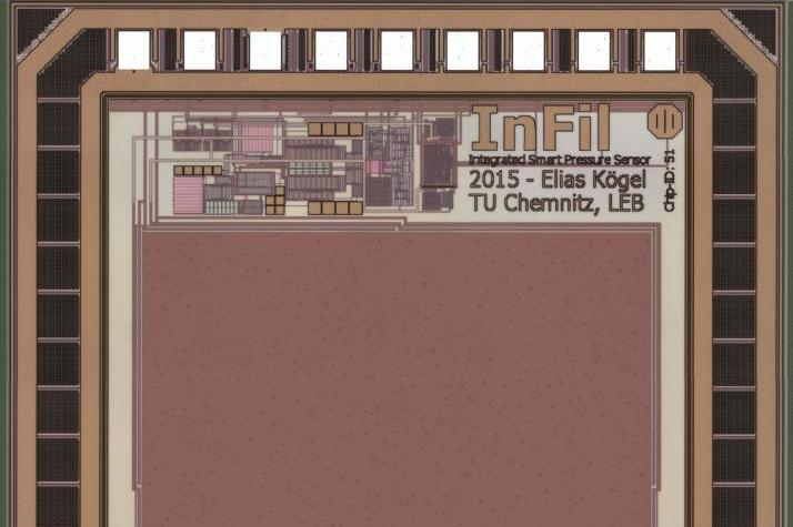 Drucksensor mit Auswerteelektronik - Einzelchip
