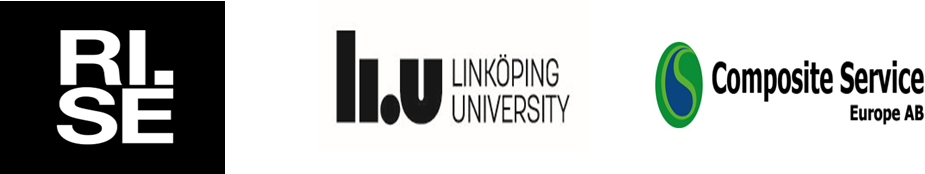 Swedish Partner Institutions: RISE, Linköping University, Composite Service Europe AB