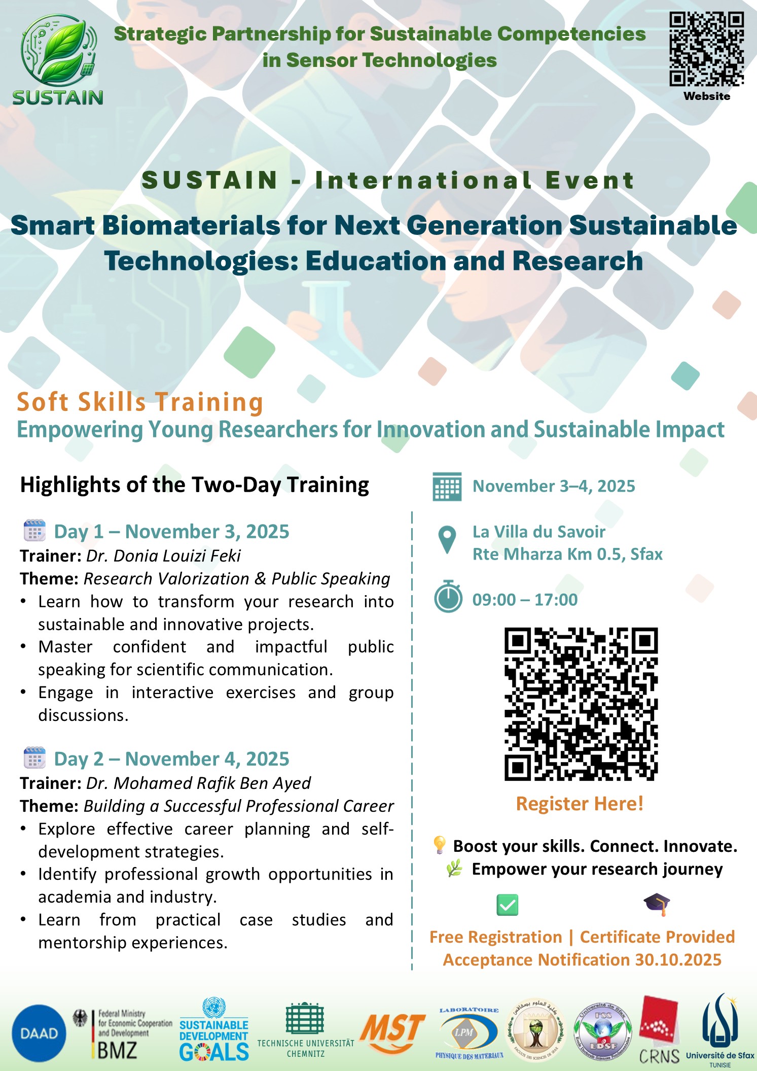 Soft Skills Training Announcement