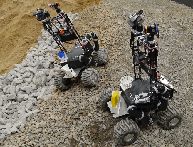 Roboter beim SpaceBot Cup 2015