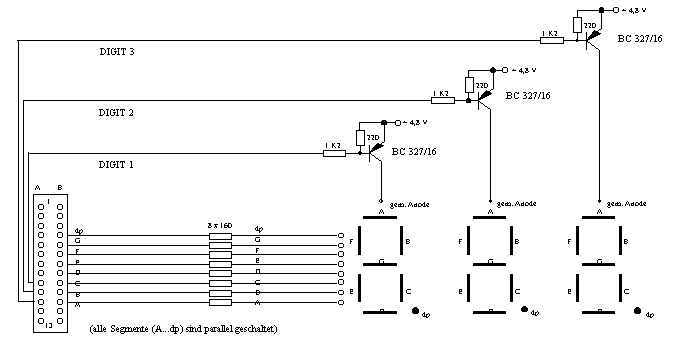 Anzeigemodul mit Stecker C3