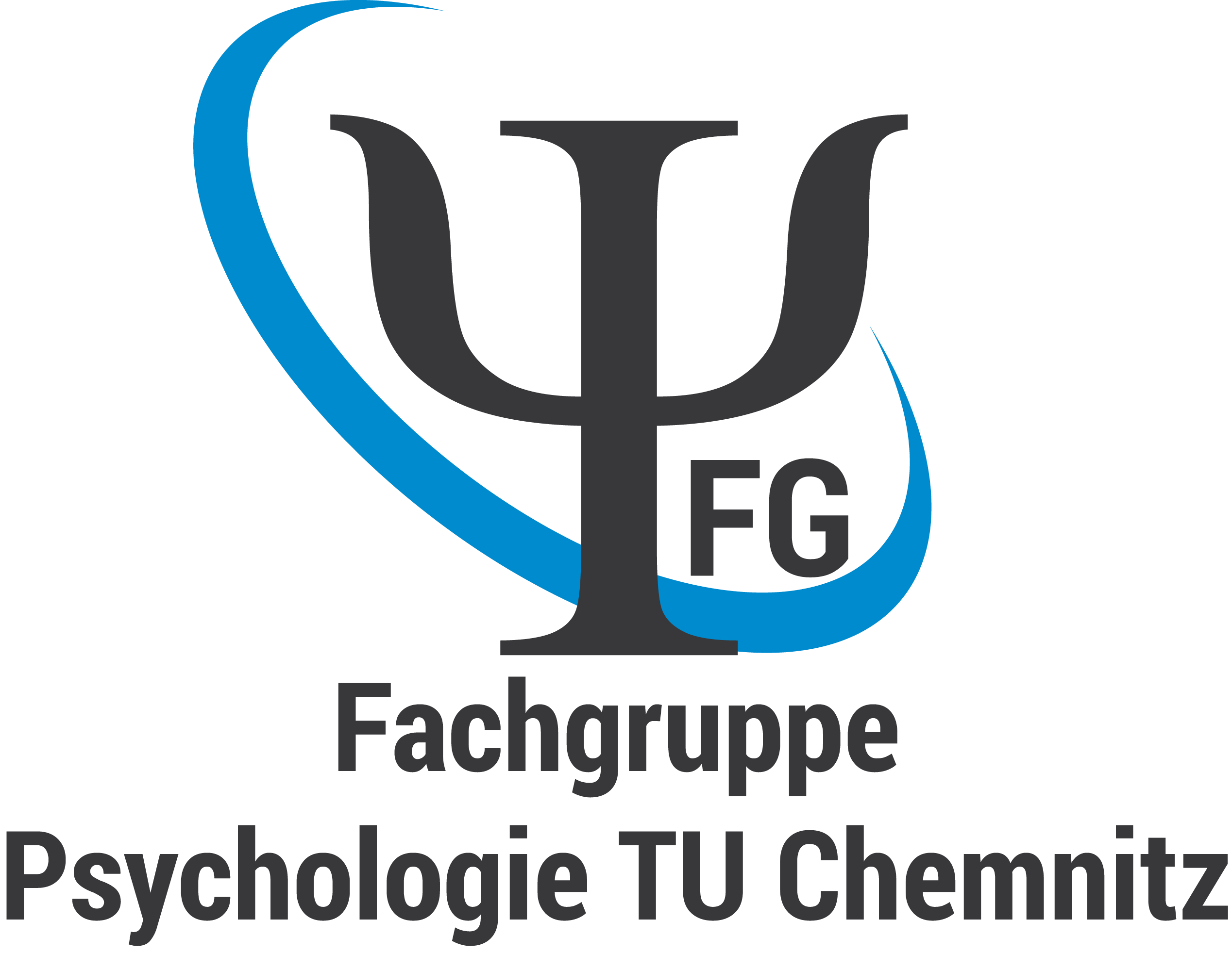ein logo von der Fachgruppe Psychologie mit Link