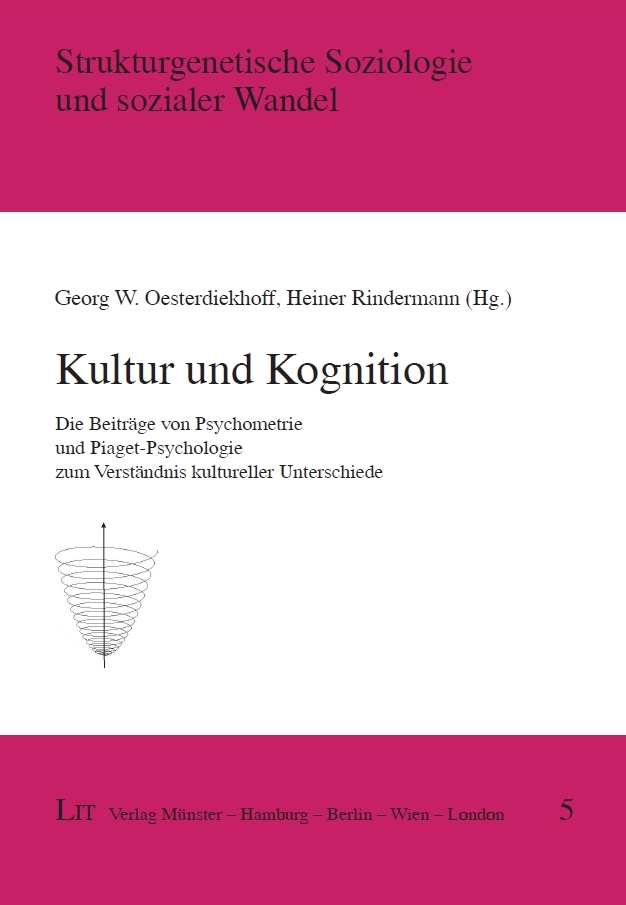Buchcover: Kultur und Kognition von Oesterdiekhoff und Rindermann