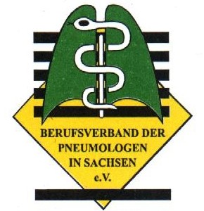 Ein Logo vom Berufsverband der Pneumologen in Sachsen e.V.