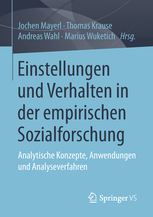 Buchcover: Einstellungen und Verhalten in der empirischen Sozialforschung