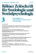 Abbildung Kölner Zeitschrift für Soziologie und Sozialpsychologie