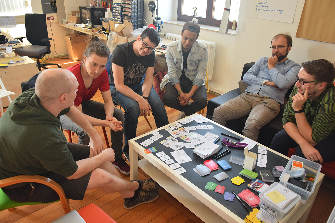 Ausprobieren der Ideation Tools zum IoT Day Germany 2018