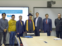 Foto Promotionsverteidigung Seyed Amin Dadgar