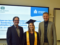 Foto Promotionsverteidigung Claudia Hösel