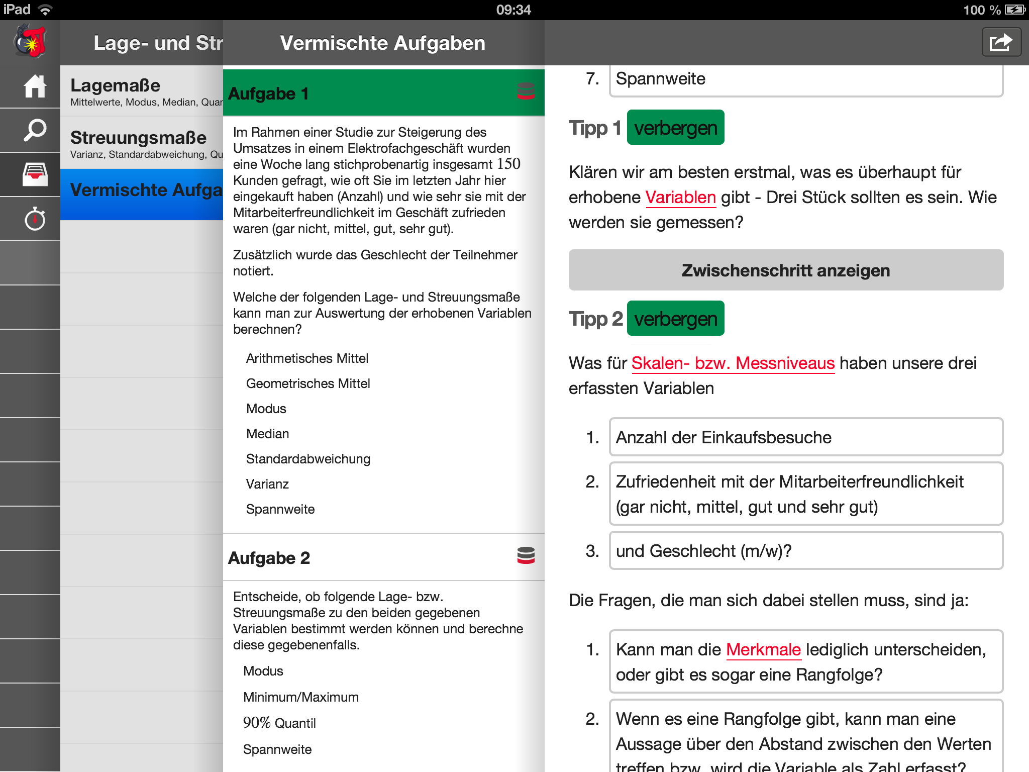 Grafik der TeachMatics App