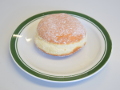 Abbildung eines Pfannkuchens, der auf einem Teller liegt