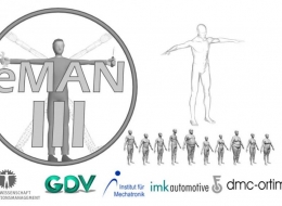Digitale Menschmodelle weiterentwickeln! - aw&I als Partner beim Verbundprojekt "eMAN III"