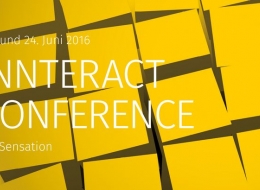 Innteract Conference 2016 "3D SENSATION" - Call for Papers ist online
