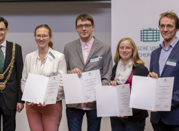 TU Chemnitz vergab erstmals Preise für herausragende Leistungen in Lehre, Forschung und Transfer 
