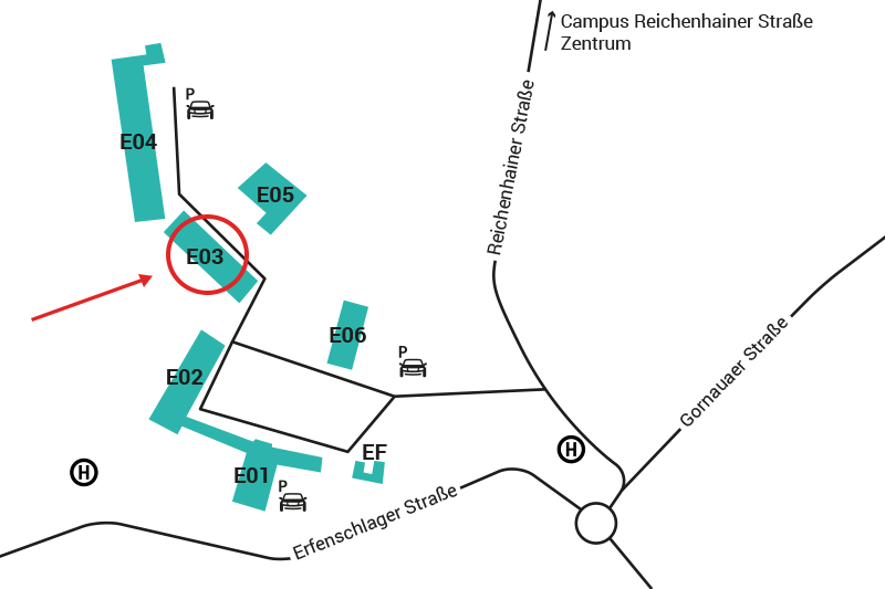 Location map Campus Erfenschlag