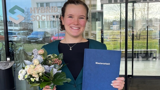 Absolventin Maike Stummer wurde für ihre herausragende Masterarbeit mit dem Eleonore-Dießner-Preis der TU Chemnitz ausgezeichnet. Quelle: A. Stummer