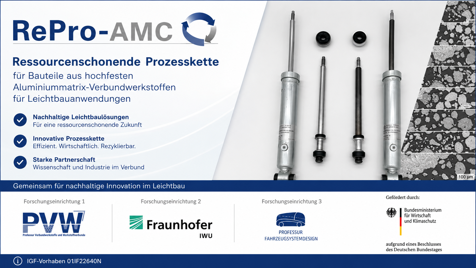 IGF-Projekt RePro-AMC erfolgreich abgeschlossen