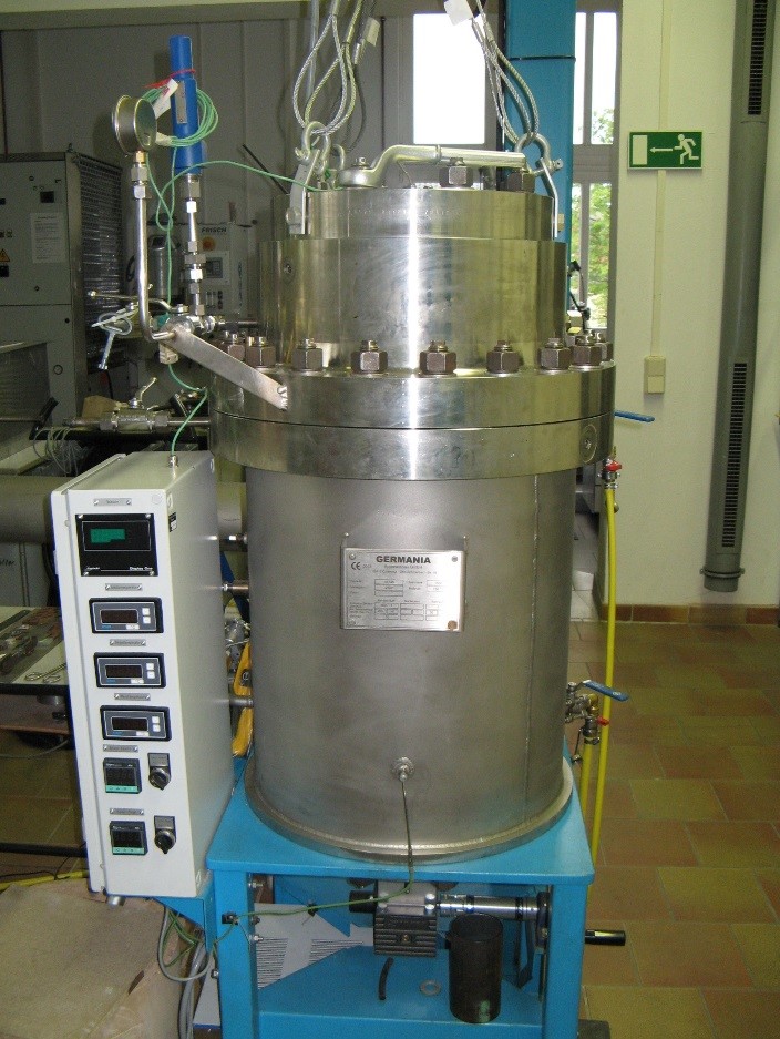 Gasdruckinfiltrationsanlage zur Preforminfiltration mit Aluminium