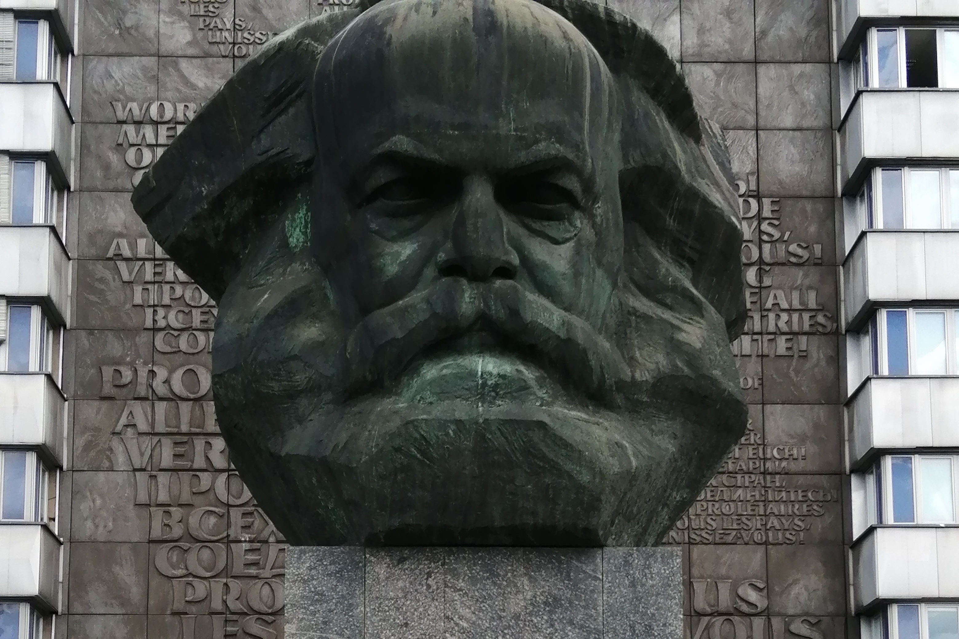 Das Karl-Marx-Monument in Chemnitz