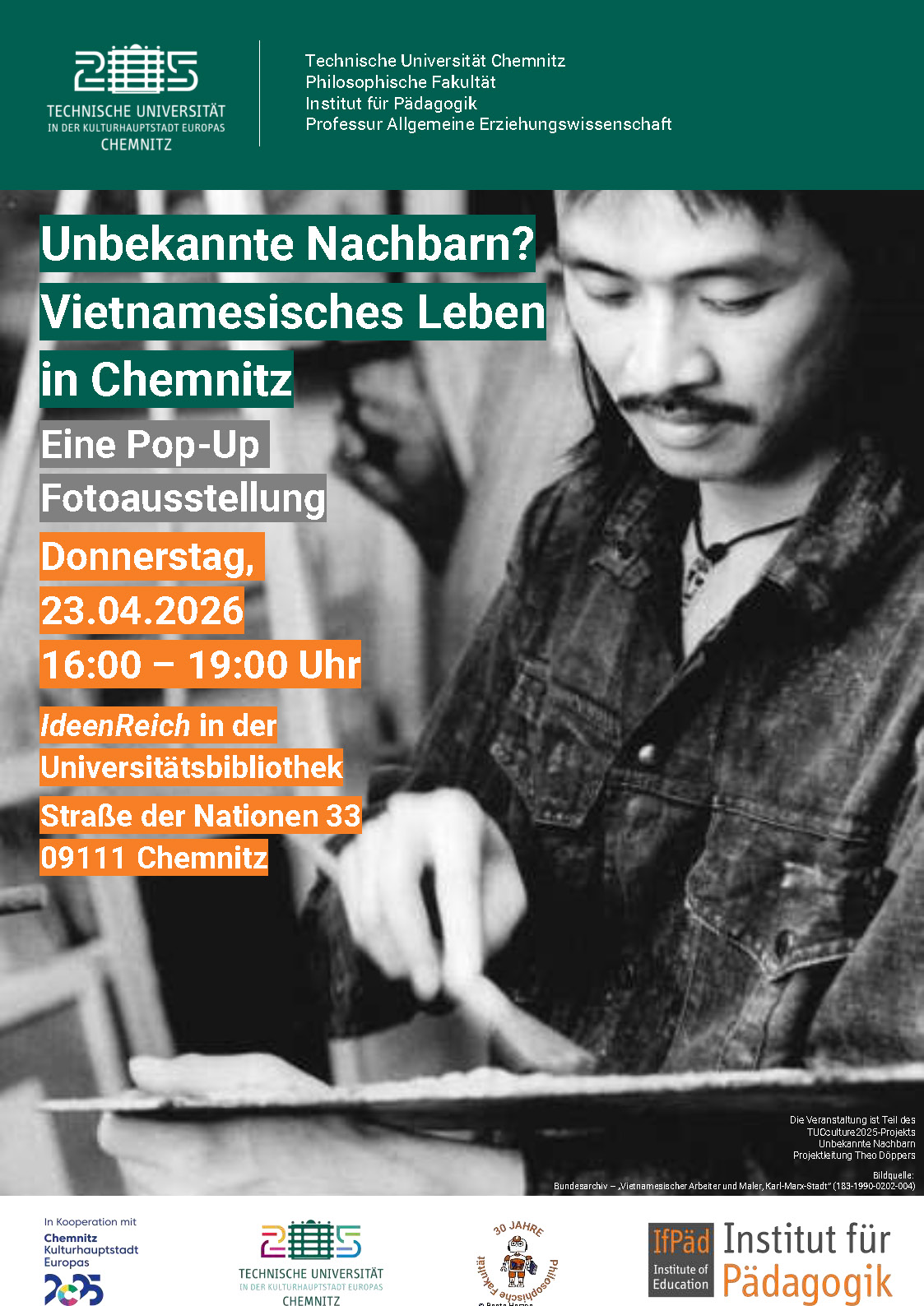 Poster der Veranstaltung am 23.04.2026