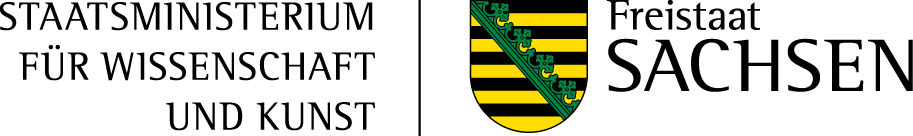Logo des sächsischen Staatsministeriums für Wissenschaft und Kunst