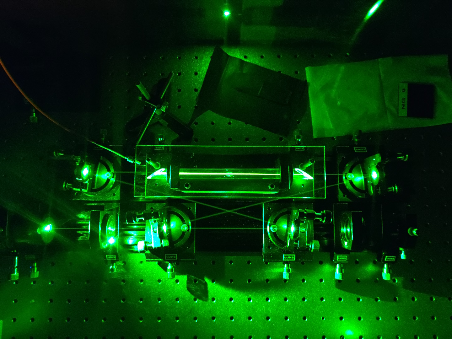 Versuchsaufbau Iod-Raman-Laser