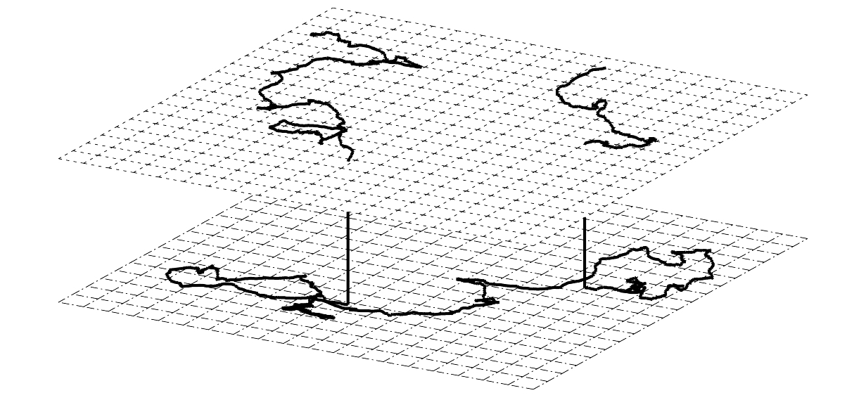 Diffusion within the layers