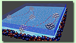 Optical Tracking of Single Ag Clusters in Nanostructured Water Films