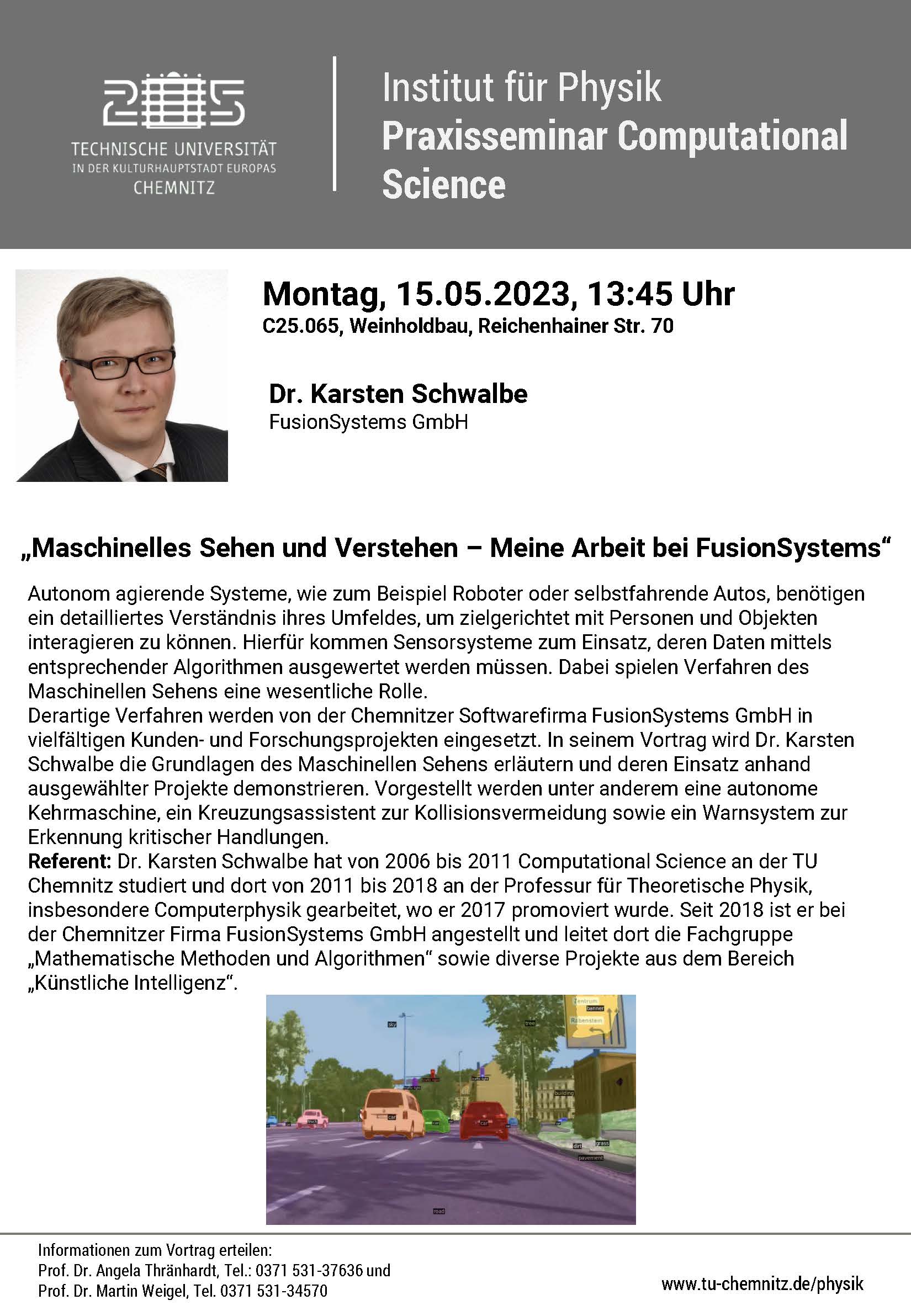 Vortragseinladung Karsten Schwalbe
